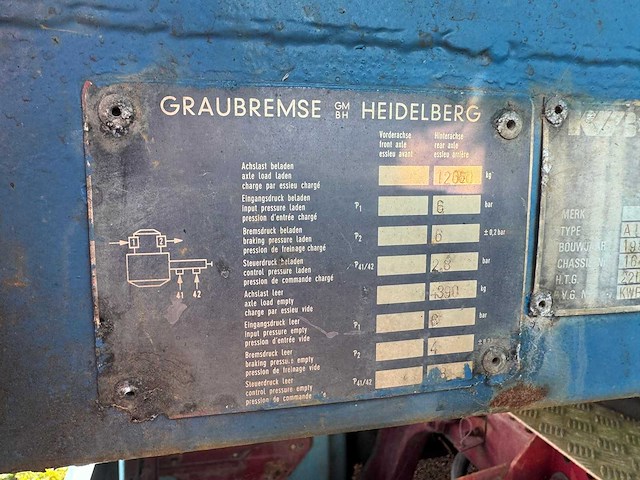 Kwb - a1-222 d dieplader - oplegger (c) - afbeelding 6 van  7