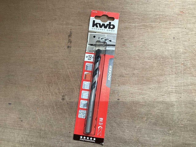 Kwb 044720 steenboor 12 mm rocker (60x) - afbeelding 1 van  4