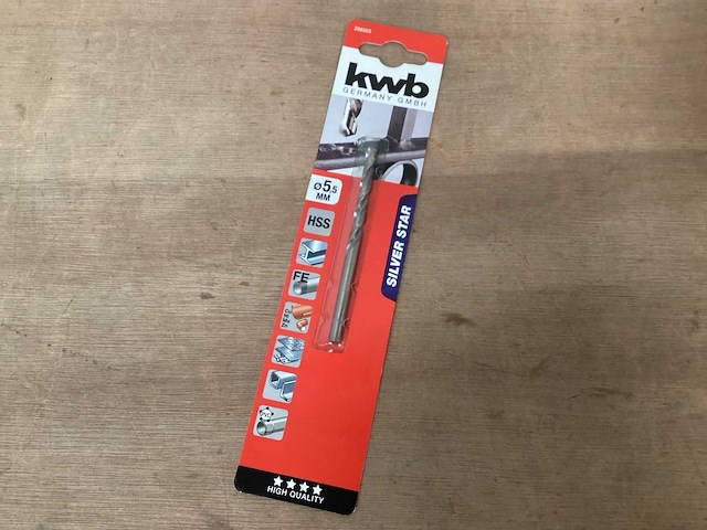 Kwb 206555 metaalboor 5,5 mm (75x) - afbeelding 1 van  4