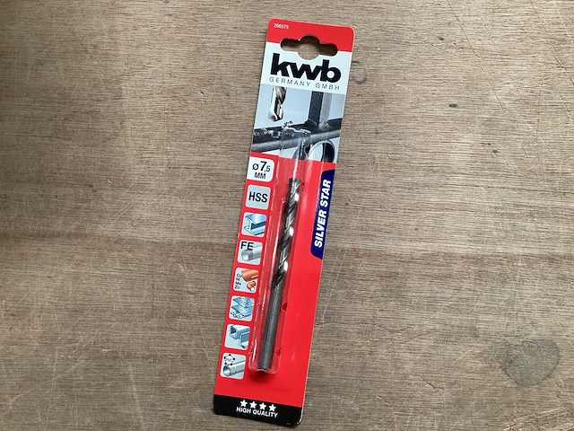 Kwb 206575 metaalboor 7,5 mm (63x) - afbeelding 1 van  4