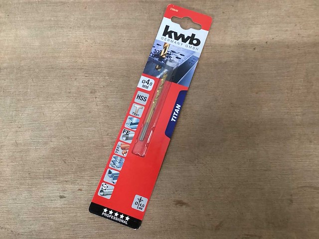 Kwb 238640 metaalboor 4,0 mm titan (59x) - afbeelding 1 van  5