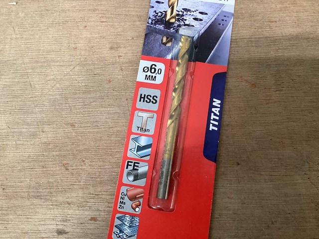 Kwb 238660 metaalboor 6,0 mm titan (39x) - afbeelding 2 van  4
