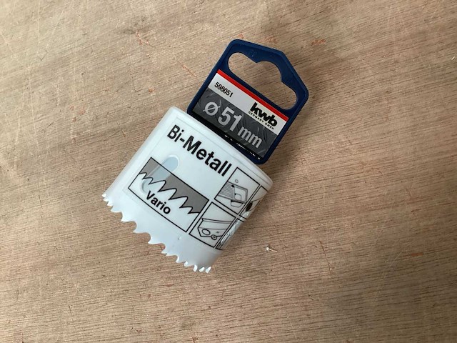 Kwb 598051 gatenzaag 51 mm, bi-metal (23x) - afbeelding 1 van  1
