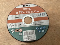 Kwb 711911 slijpschijf 115mm voor rvs (270x) - afbeelding 1 van  4