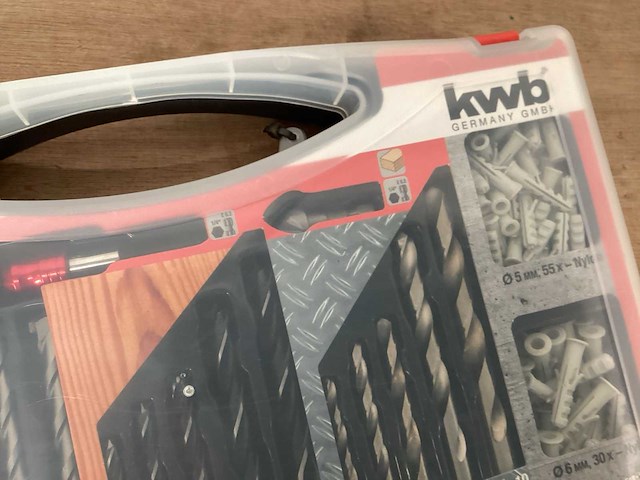 Kwb assortimentsbox boren, bits en pluggen (8x) - afbeelding 2 van  4