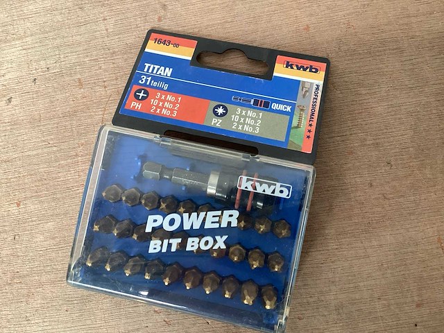 Kwb bitset 31 delig, met houder (10x) - afbeelding 1 van  3