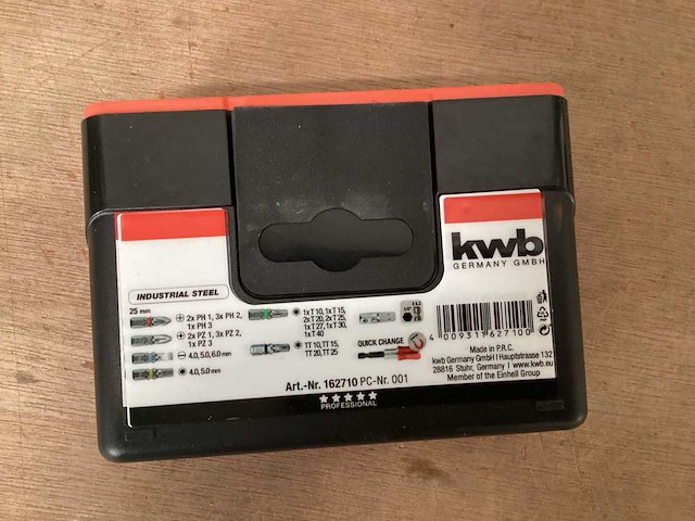 Kwb bitset torx in cassette, industrial steel (18x) - afbeelding 4 van  4