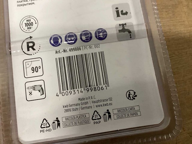 Kwb diamantboor 6 mm (25x) - afbeelding 4 van  4