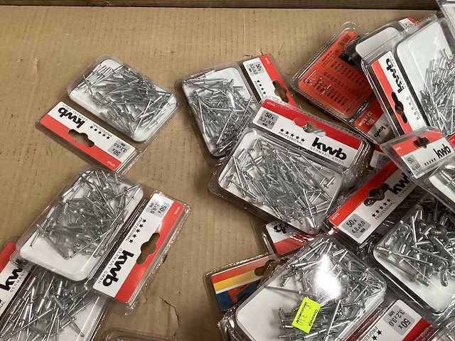 Kwb diverse popnagels (66x) - afbeelding 1 van  3