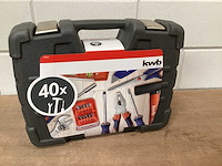 Kwb gereedschapset in koffer, 40 delig (3x) - afbeelding 1 van  4