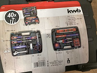 Kwb gereedschapset in koffer, 40 delig (3x) - afbeelding 4 van  4