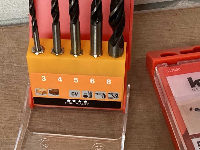 Kwb houtboren 5 delige set (30x) - afbeelding 2 van  3