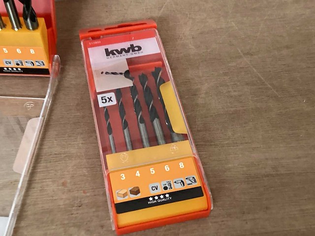 Kwb houtboren 5 delige set (30x) - afbeelding 3 van  3