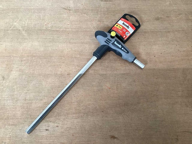Kwb inbussleutel 8mm t-greep 175mm (31x) - afbeelding 1 van  3