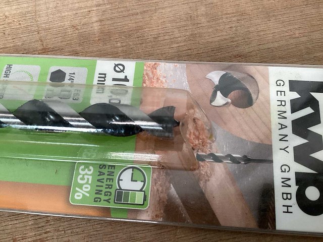 Kwb japanse houtboor 10 mm, lengte 23 cm (15x) - afbeelding 4 van  4