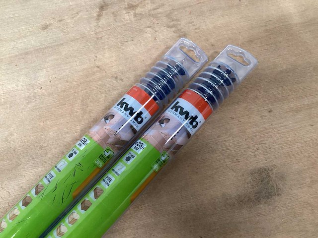 Kwb japanse houtboor 28 mm, lengte 46 cm (2x) - afbeelding 1 van  5