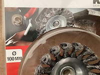 Kwb komstaalborstel 100mm, m14 draad (19x) - afbeelding 2 van  4