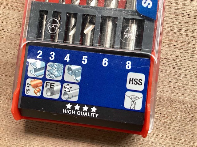 Kwb metaalboren 6 delige set (30x) - afbeelding 4 van  4