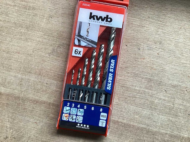 Kwb metaalboren 6 delige set (30x) - afbeelding 3 van  4