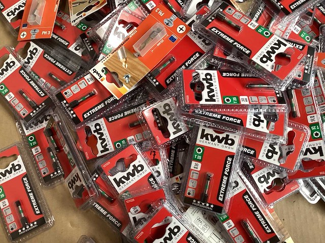 Kwb mix kavel diverse bits en bitsets (165x) - afbeelding 2 van  5
