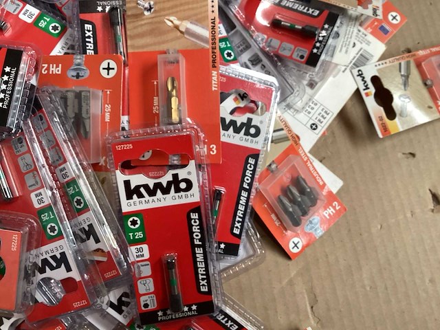Kwb mix kavel diverse bits en bitsets (165x) - afbeelding 4 van  5