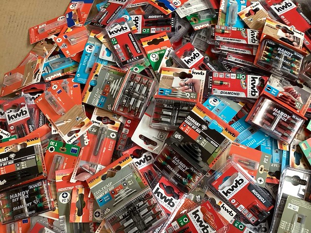 Kwb mix kavel diverse bits en bitsets (282x) - afbeelding 1 van  7