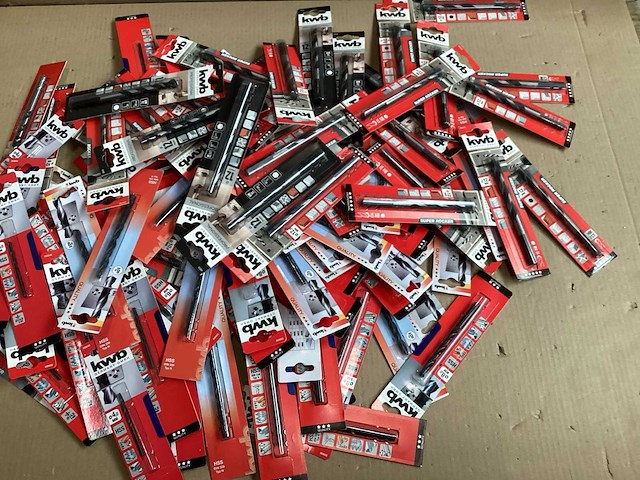 Kwb mix kavel diverse boren (124x) - afbeelding 1 van  4