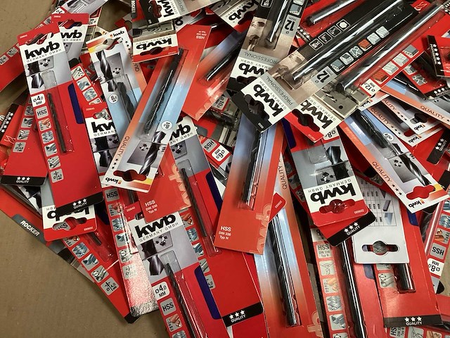 Kwb mix kavel diverse boren (124x) - afbeelding 2 van  4