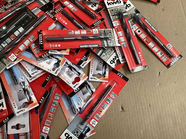 Kwb mix kavel diverse boren (124x) - afbeelding 4 van  4