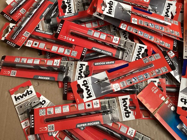 Kwb mix kavel diverse boren (129x) - afbeelding 2 van  5