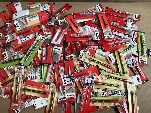 Kwb mix kavel diverse boren (182x) - afbeelding 1 van  5