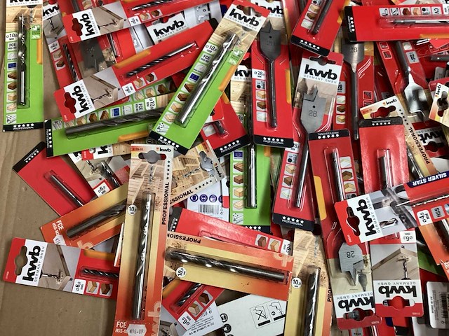 Kwb mix kavel diverse boren (182x) - afbeelding 2 van  5