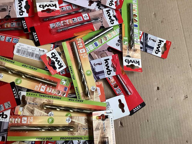 Kwb mix kavel diverse boren (182x) - afbeelding 4 van  5