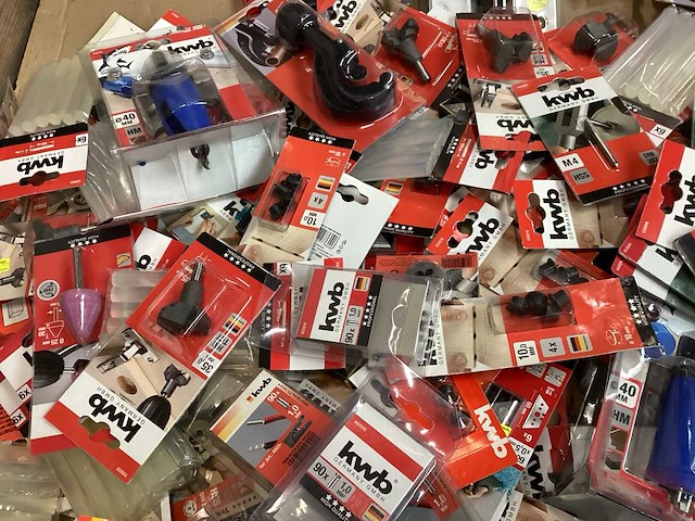 Kwb mix kavel diverse gereedschappen en accessoires (198x) - afbeelding 6 van  6