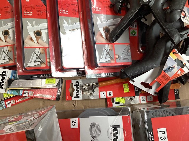 Kwb mix kavel diverse gereedschappen en accessoires (70x) - afbeelding 1 van  7