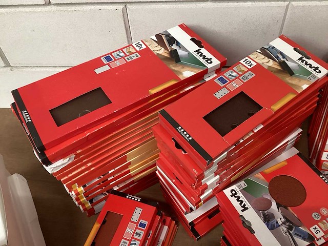 Kwb mix kavel diverse schuurschijven (154x) - afbeelding 3 van  7