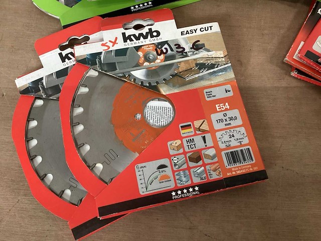 Kwb mix kavel diverse zaagbladen (13x) - afbeelding 2 van  4