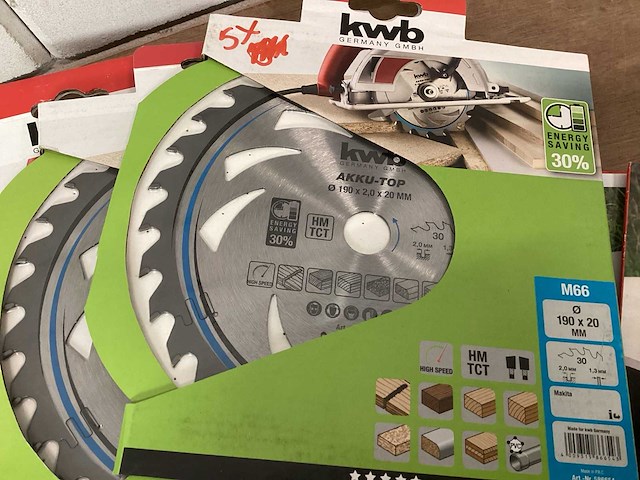 Kwb mix kavel diverse zaagbladen (13x) - afbeelding 3 van  4