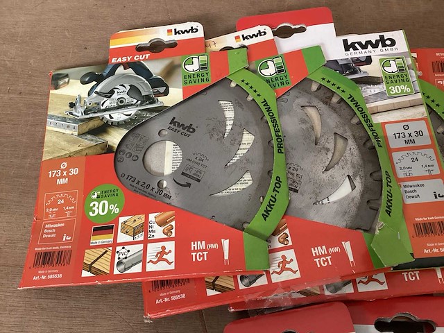 Kwb mix kavel diverse zaagbladen (23x) - afbeelding 1 van  1