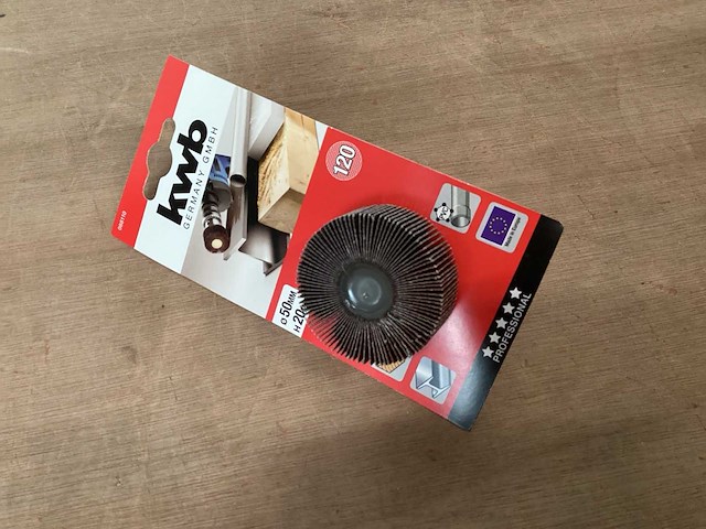 Kwb polijstschijf 50 mm op stift (16x) - afbeelding 1 van  1