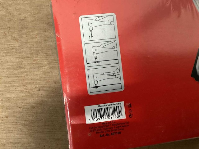 Kwb popnageltang set, in koffer (8x) - afbeelding 3 van  5