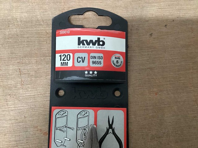 Kwb punttang 120 mm (10x) - afbeelding 1 van  1