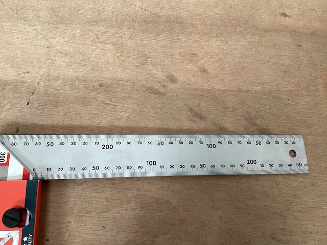 Kwb schrijfhaak aluminium 300mm (23x) - afbeelding 3 van  4