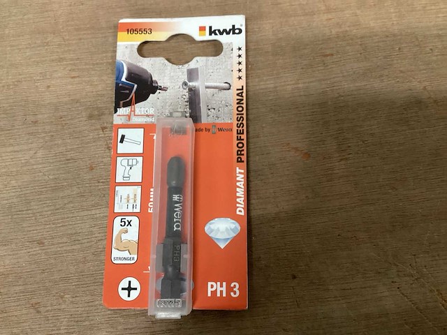 Kwb schroefbit ph3, lengte 50mm (48x) - afbeelding 2 van  3