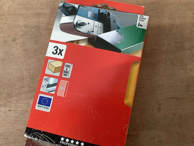 Kwb schuurbanden 100x560, 3 pack (18x) - afbeelding 2 van  3