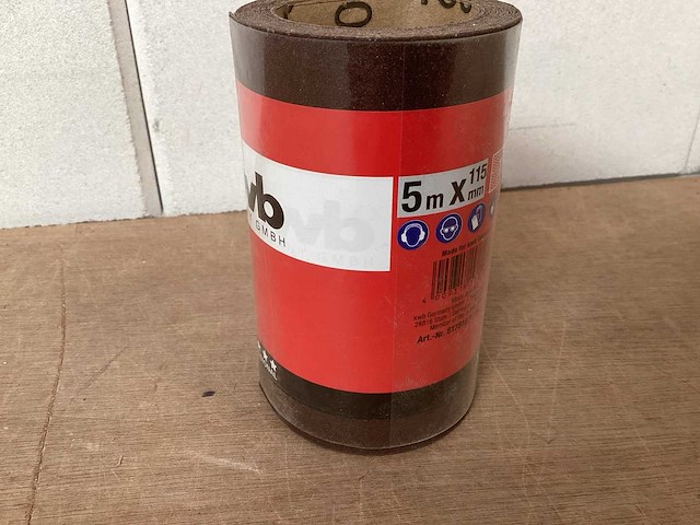 Kwb schuurpapier, 225mm, korrel 180 (12x) - afbeelding 1 van  3