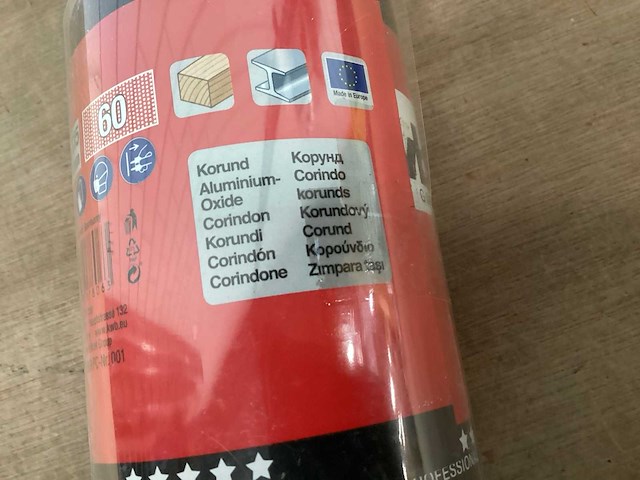 Kwb schuurpapier op rol, 5 m, k60 (12x) - afbeelding 3 van  3