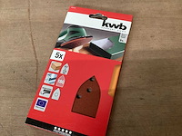 Kwb schuurpapier vlakschuurmachine 107x175mm, 5 pack (39x) - afbeelding 1 van  4