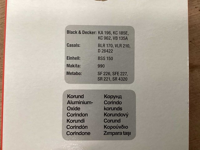 Kwb schuurpapier vlakschuurmachine 93x230mm, 10 pack (31x) - afbeelding 1 van  4