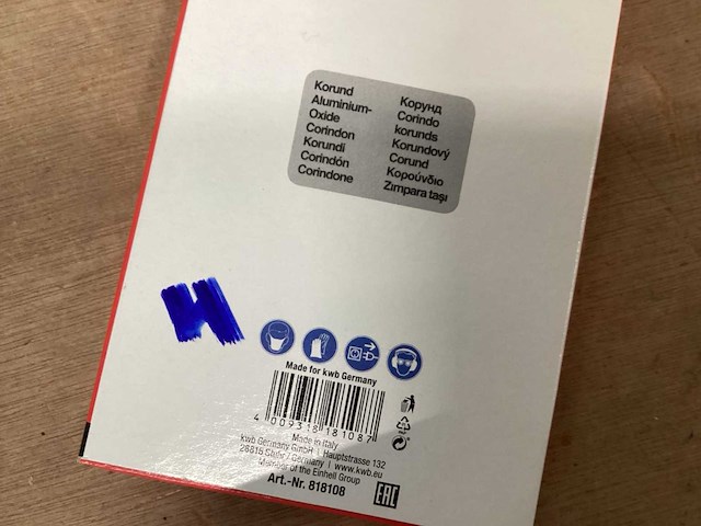 Kwb schuurpapier vlakschuurmachine 93x230mm, 10 pack (39x) - afbeelding 4 van  5